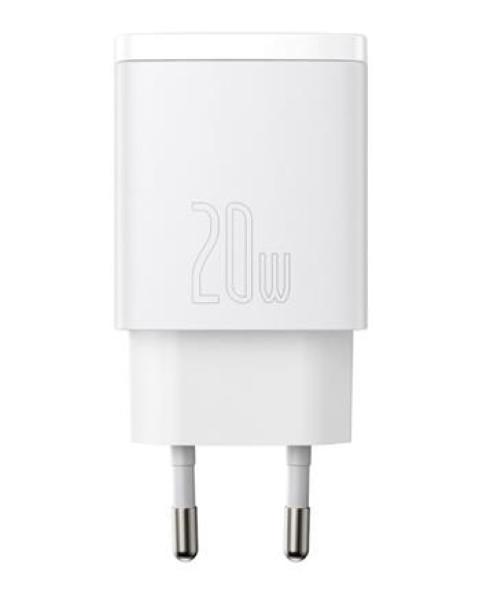 Baseus CCXJ-B02 Compact Quick Nabíjačka USB/ USB-C 20W White