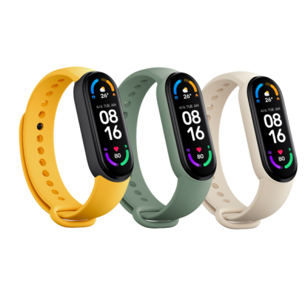 Xiaomi Mi Smart Band 6 Strap(3 pack) Ivory/ Olive/ Yellow