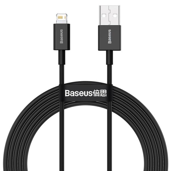 Baseus CALYS-A01 Superior Fast Charging Dátový Kábel USB to Lightning 2.4A 1m Black