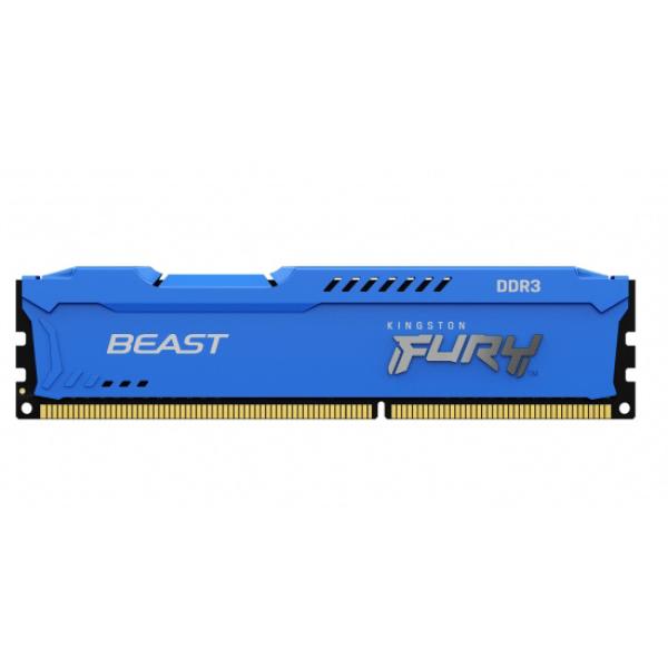 Kingston FURY Beast/ DDR3/ 4GB/ 1600MHz/ CL10/ 1x4GB/ Blue