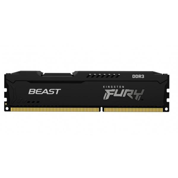 Kingston FURY Beast/ DDR3/ 8GB/ 1866MHz/ CL10/ 1x8GB/ Black