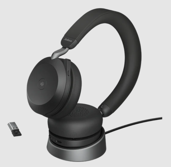 Jabra Evolve2 75/ Stereo/ ANC/ USB/ BT/ Bezdrát/ MS/ Stand/ Černá