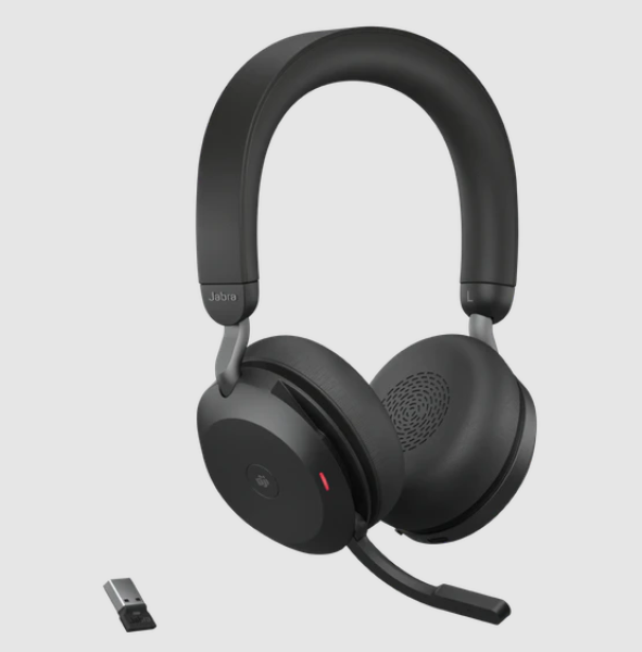 Jabra Evolve2 75/ Stereo/ ANC/ USB/ BT/ Bezdrať/ MS/ Čierna 