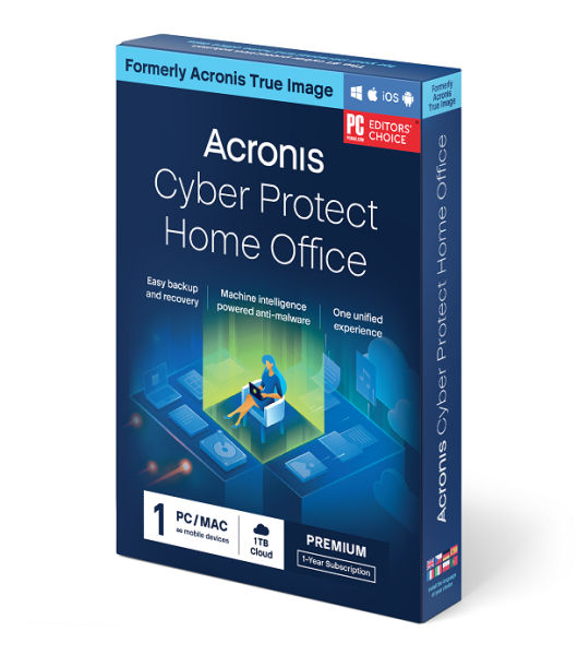 Acronis Cyber Protect Home Office Premium Sub. 1 Computer + 1 TB Acronis Cloud Storage - 1Y
