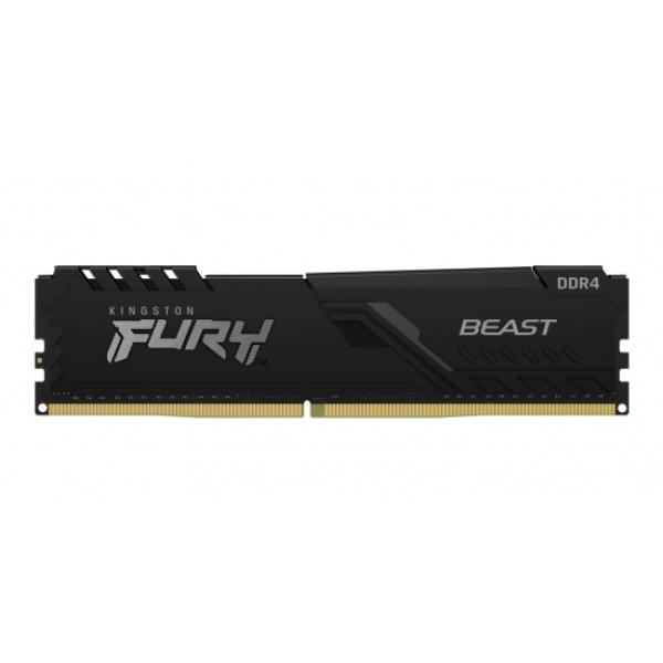 Kingston FURY Beast/ DDR4/ 4GB/ 2666MHz/ CL16/ 1x4GB/ Black