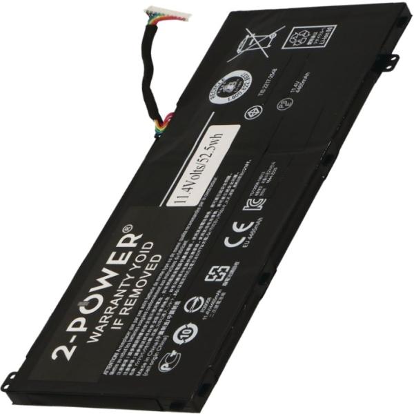 2-POWER Batéria 11, 4V 4450mAh pre Acer Aspire VN7-571, VN7-572G, VN7-593G, VX5-591G, Spin SP314-51