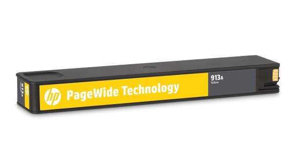 HP 913 - žltá atramentová kazeta, F6T79AE