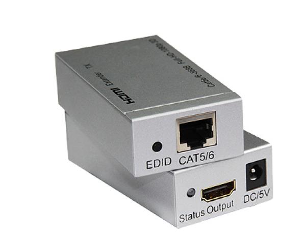 HDMI extender na 60m přes jeden kabel Cat5e/ Cat6