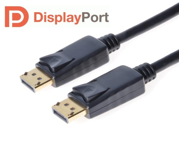 PREMIUMCORD DisplayPort 1.2 pripojovacie káble M/ M, pozlátené konektory, 2 m