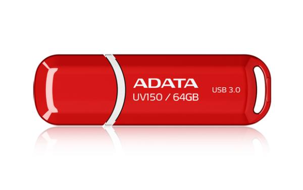 ADATA UV150/ 64GB/ USB 3.2/ USB-A/ Červená