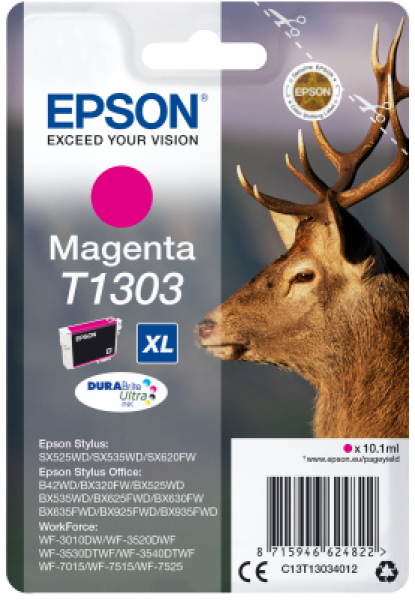 Epson Singlepack Magenta T1303 DURABrite Ultra Ink