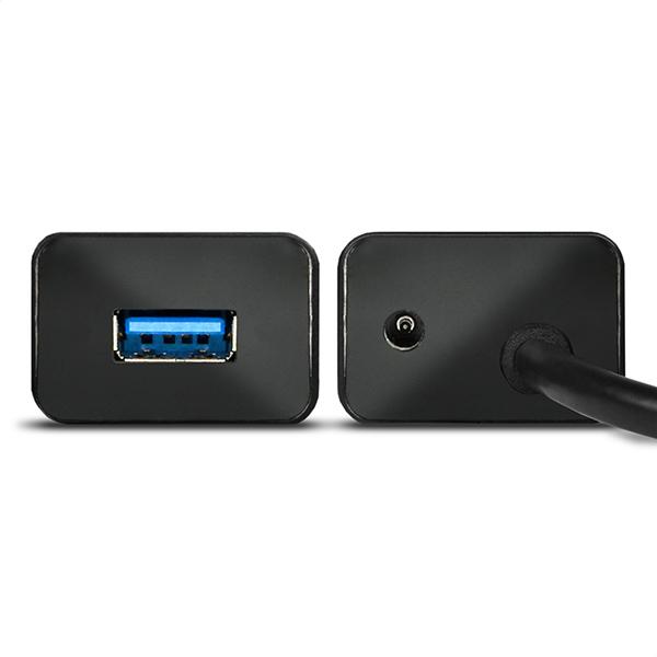 AXAGON HUE-SA7BP, 7x USB 3.0 ALU CHARGING hub, vr. AC adaptéra, kábel USB-A 40cm 
