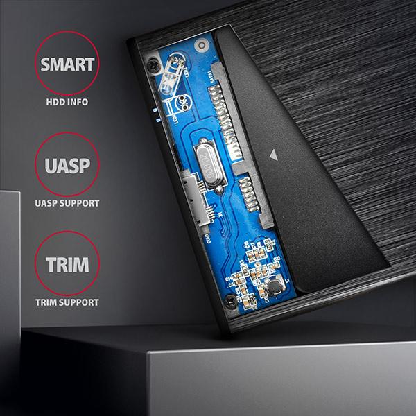 AXAGON EE25-XA6, USB 3.2 Gen 1 - SATA 6G, 2.5" externý ALINE box 