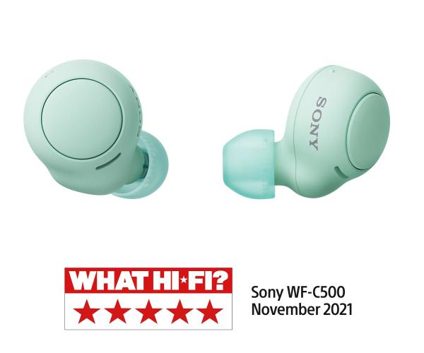 Sony True Wireless WF-C500, zelená