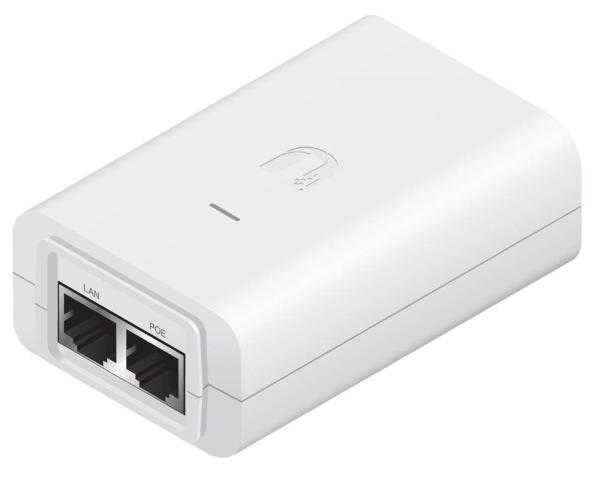 Ubiquiti POE-48 (48V, 0.5A, 24W) vr. napája. kab. biely