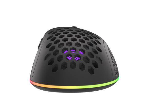 Genesis herná optická myš KRYPTON 555/ RGB/ 8000 DPI/ Herná/ Optická/ 8 000 DPI/ Drôtová USB/ Čierna 
