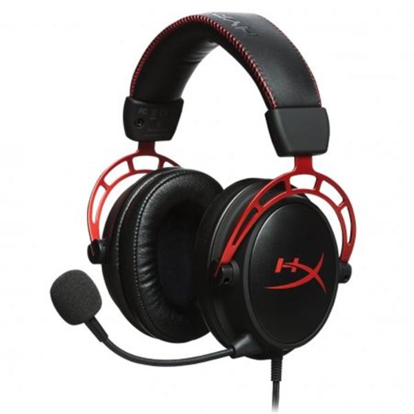 HP HyperX Cloud Alpha - herný headset červený