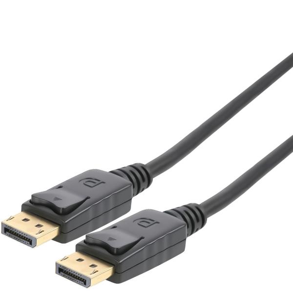 PremiumCord DisplayPort 2.0 přípojný kabel M/ M, zlacené konektory, 1m 