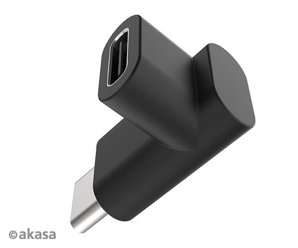 AKASA - 90° USB 3.1 Gen 2 Type-C na Type-C 2 ks 