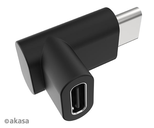 AKASA - 90° USB 3.1 Gen 2 Type-C na Type-C 2 ks 