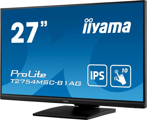 27" iiyama T2754MSC-B1AG: IPS, FHD, AG, 10P, HDMI, repr 