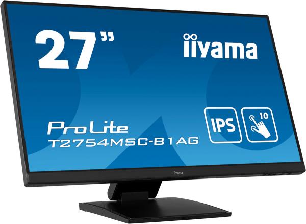 27" iiyama T2754MSC-B1AG: IPS, FHD, AG, 10P, HDMI, repr 