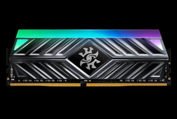 Adata XPG D41/ DDR4/ 8GB/ 3200MHz/ CL16/ 1x8GB/ RGB/ Grey