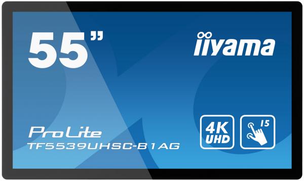 55" iiyama TF5539UHSC-W1AG: IPS, 4K, 500cd/ m2, 24/ 7