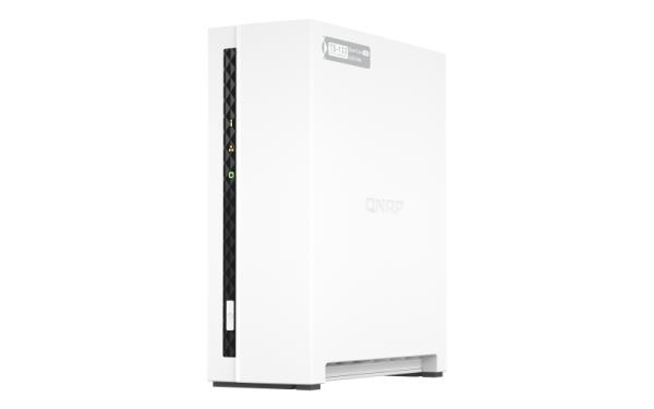QNAP TS-133 (4core 1, 8 GHz + NPU, 2GB DDR4 RAM, 1x SATA, 1x GbE, 1x USB 2.0, 1x USB 3.2) 