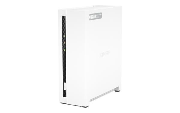 QNAP TS-133 (4core 1, 8GHz + NPU, 2GB DDR4 RAM, 1x SATA, 1x GbE, 1x USB 2.0, 1x USB 3.2) 