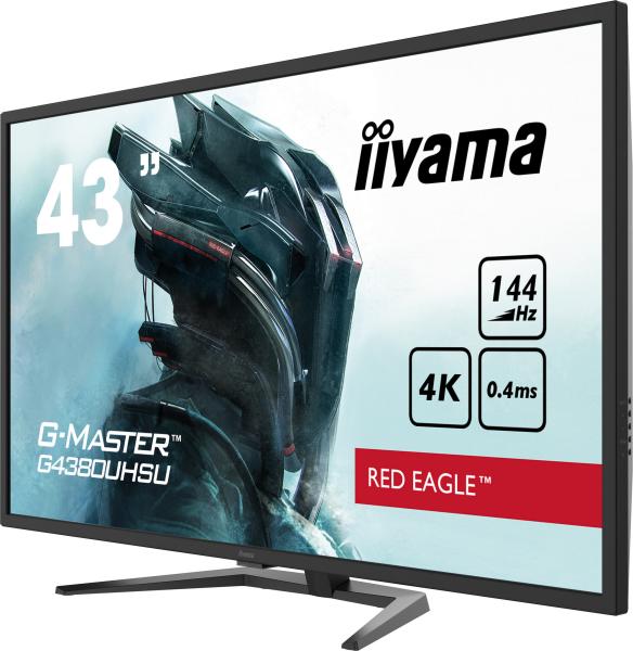 iiyama G-Master/ G4380UHSU-B1/ 42, 5"/ VA/ 4K UHD/ 144Hz/ 0, 4ms/ Black/ 3R 