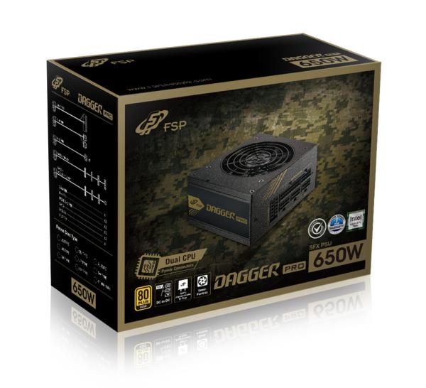 FSP DAGGER PRO/ 650W/ SFX/ 80PLUS Gold/ Modular/ Retail 