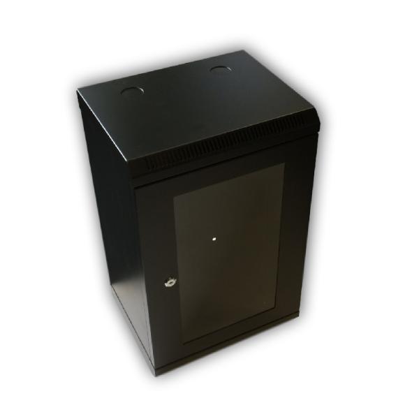 10" rack jednodielny 12U/ 280 DATACOM čierny Skl.dv.