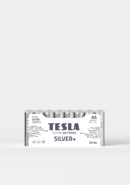 TESLA - batéria AA SILVER+, 24ks, LR06