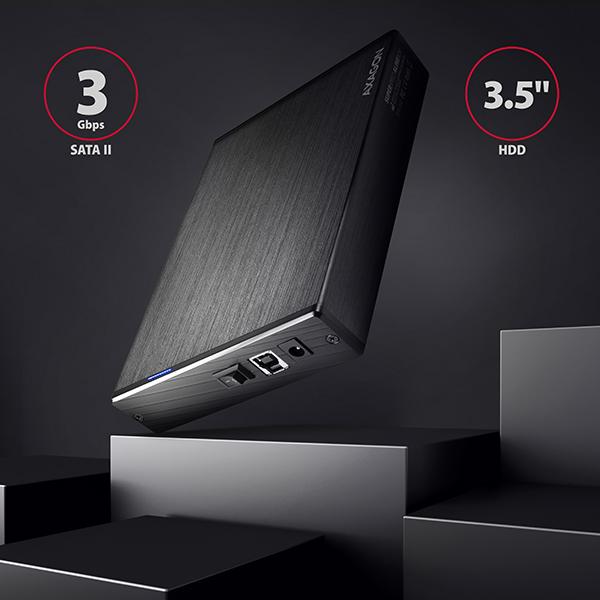 AXAGON EE35-XA3, USB 3.2 Gen 1 - SATA, 3.5" externý ALINE box 
