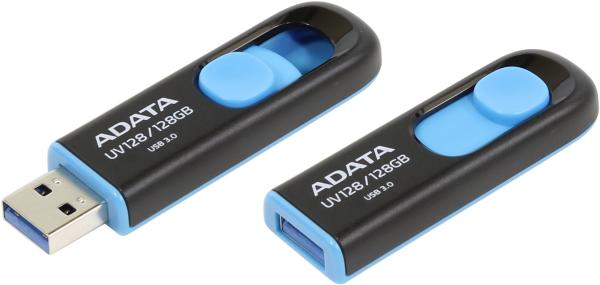 ADATA UV128/ 128GB/ USB 3.2/ USB-A/ Modrá