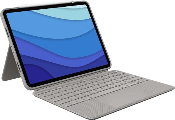 Logitech Combo Touch for iPad Pro 11-inch (1st, 2nd, and 3rd generation) - SAND - US layout
