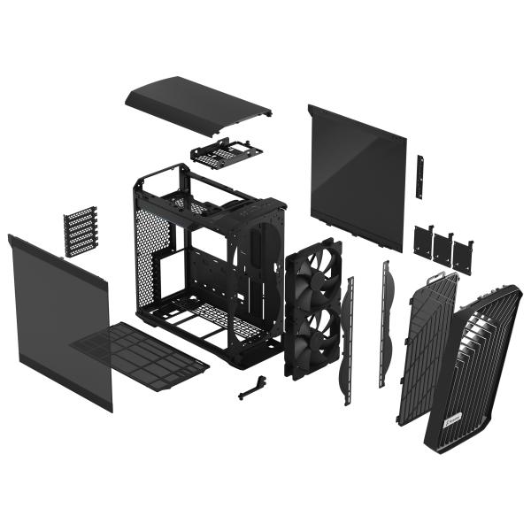 Fractal Design Torrent Compact Black TG Dark Tint/ Midi Tower/ Transpar./ Čierna 