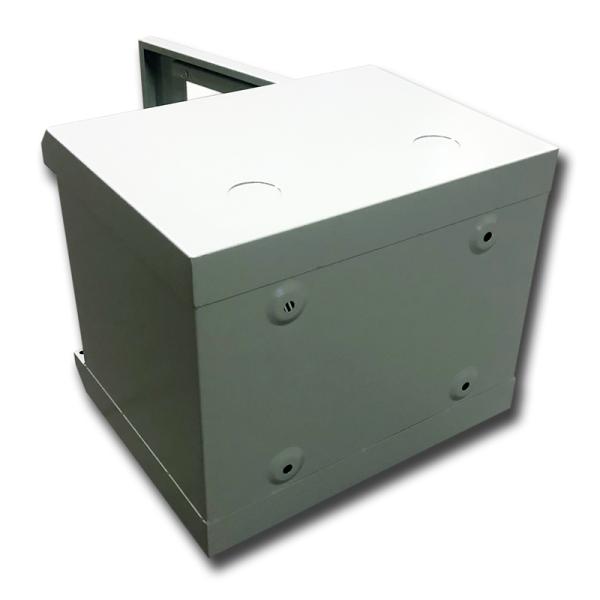 10" rack jednodielny 6U/ 280 DATACOM šedý Skl.dv. 