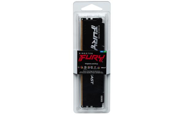 Kingston FURY Beast/ DDR5/ 8GB/ 5600MHz/ CL40/ 1x8GB/ Black 