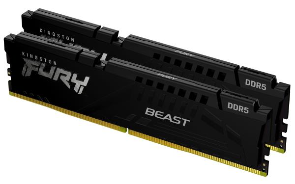 Kingston FURY Beast/ DDR5/ 64GB/ 5200MHz/ CL40/ 2x32GB/ Black