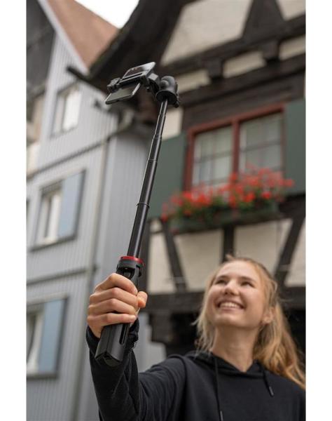 Doerr GIPSY Selfie ministativ (21, 5-68 cm, 300 g, max.2kg, guľ.hlava, 5 sekcií, čierny) 