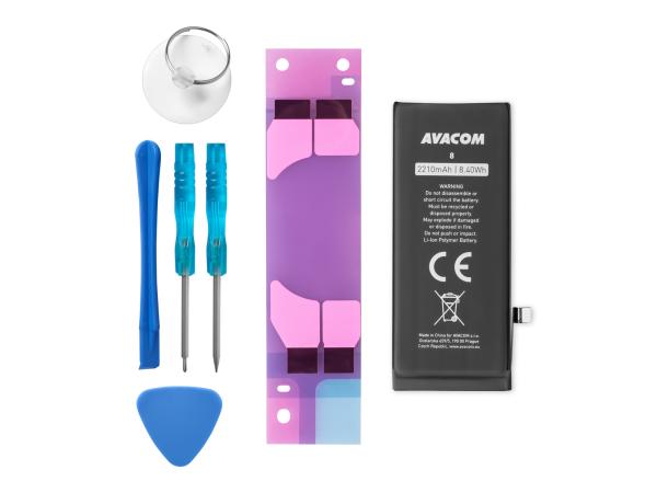 AVACOM baterie pro Apple iPhone 8 - vysokokapacitní, Li-Ion 3, 82V 2210mAh (náhrada 616-00357)