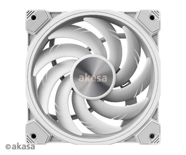 ventilátor Akasa - 12 cm - SOHO AR argb bílý 