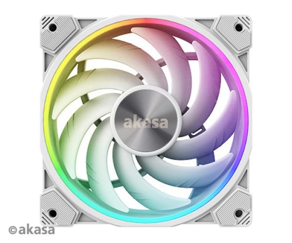 ventilátor Akasa - 12 cm - SOHO AR argb biely