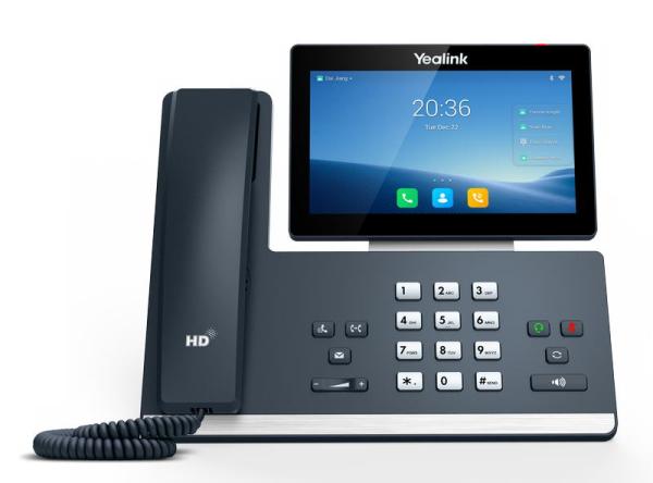 Yealink SIP-T58W SIP telefon, Android, PoE, 7" bar. dot. LCD, GigE