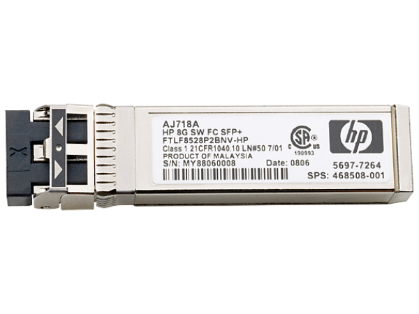 HP 8Gb Short Wave FC SFP+ 1 Pack