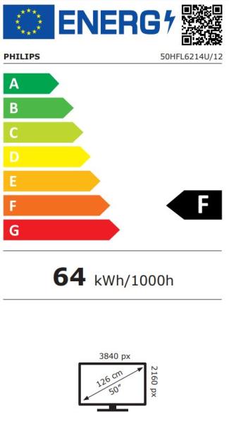 50" HTV Philips 50HFL6214U - Business TV 