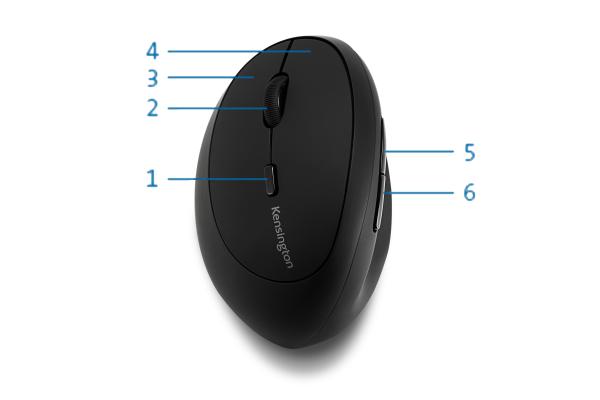 Kensington Pre myš pre ľavákov Ergo Wireless Mouse