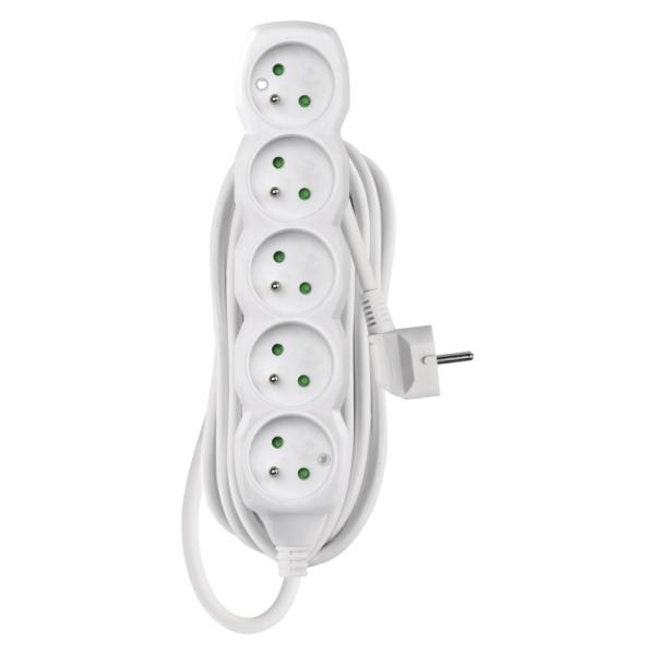 EMOS predlžovací kábel 5z5m 1, 0mm PVC